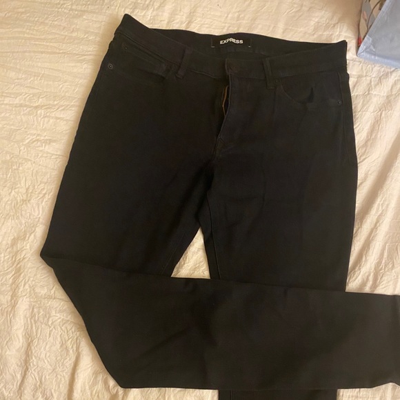 Express skinny leg stretch jeans 10 long